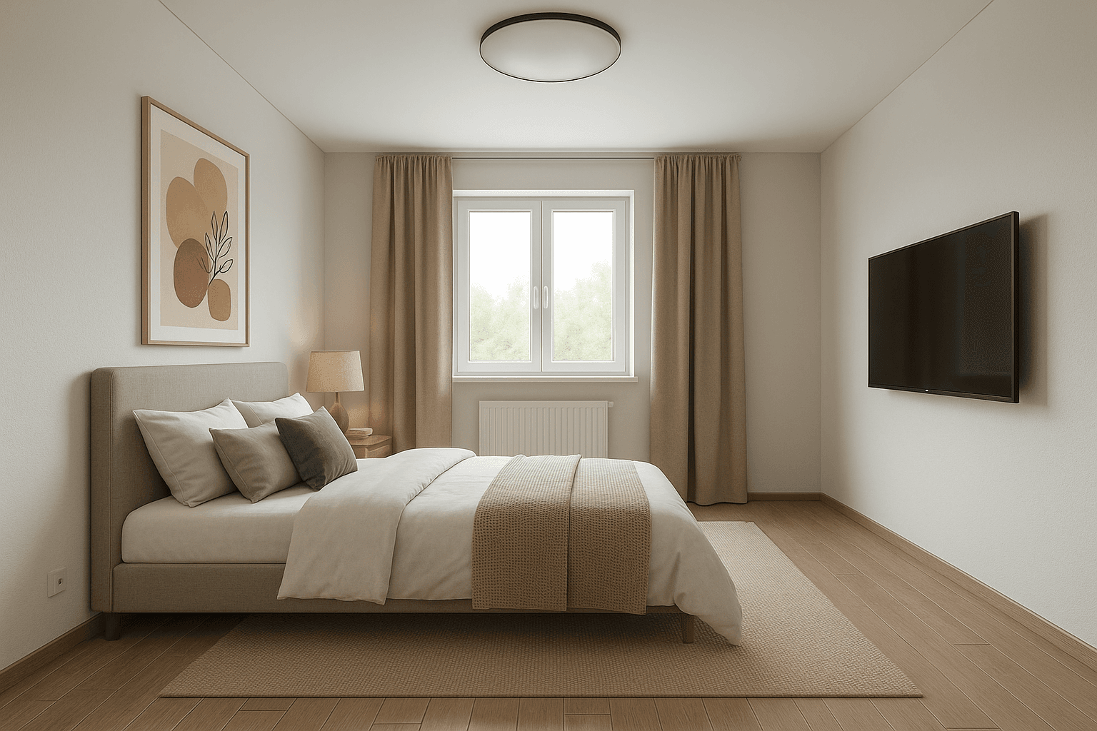 The final furnished room using Desiome