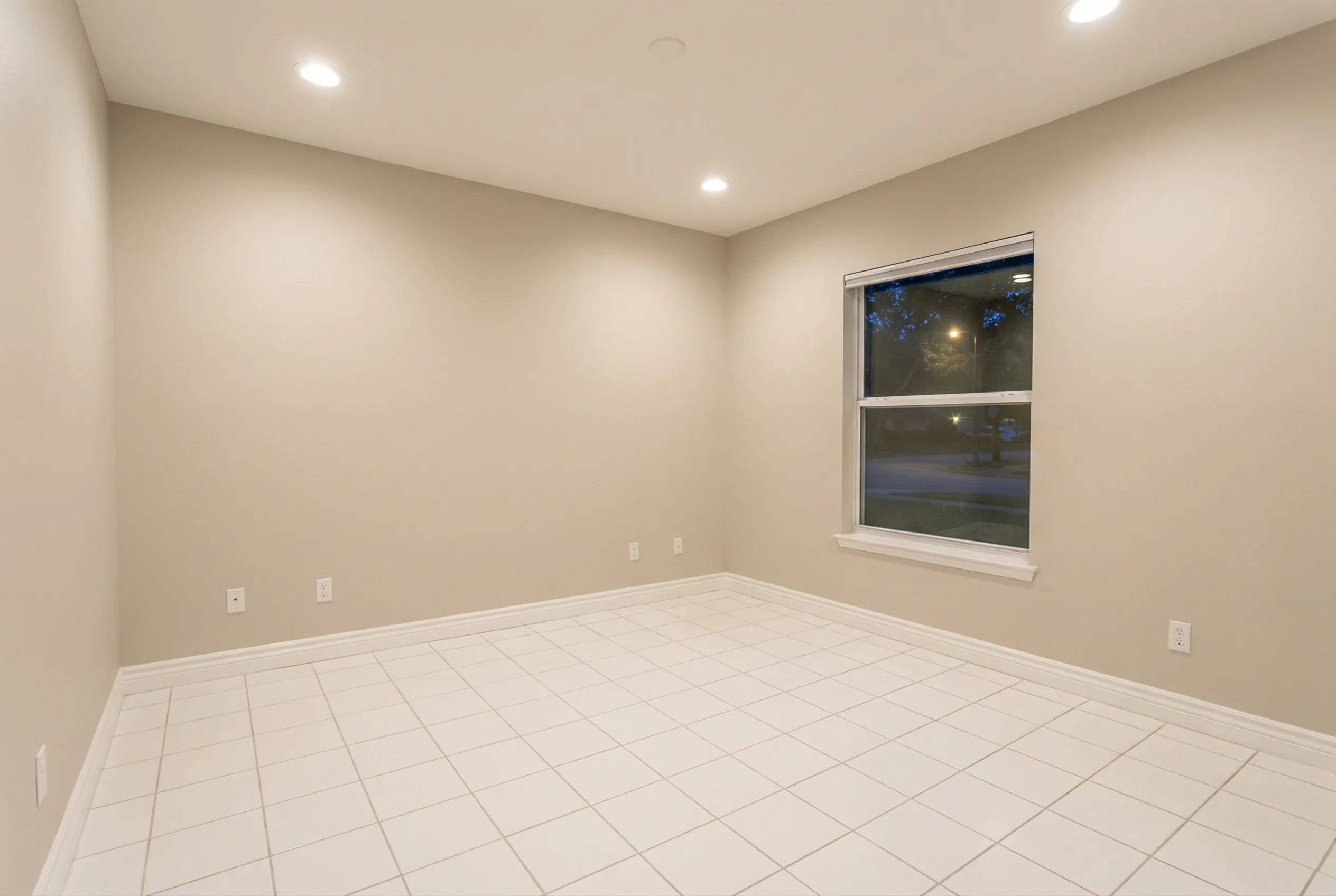 Virtually staged mid-century bedroom by Desiome - before